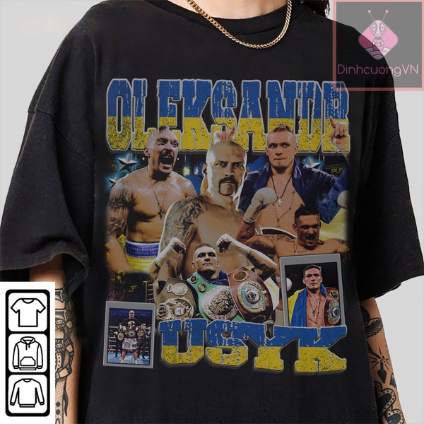 Vintage 90s Graphic Style Oleksandr Usyk T-Shirt - Oleksandr Usyk Sweatshirt - Oleksandr Usyk Boxing Tee For Man and Woman Unisex Shirt