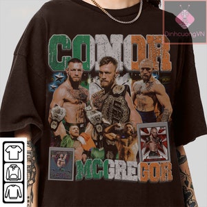 Vintage 90s Graphic Style Conor McGregor T-Shirt , long-sleeved t-shirt, sweatshirt, hoodie image 2