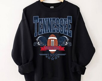 Vintage Tennessee Football Sweatshirt, Tennessee Football Shirt ,  Tennessee Fan Gift , Sunday Football, Unisex T-shirt , long-sleeved shirt