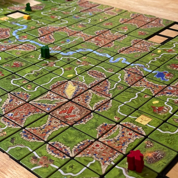 Carcassonne Puzzle Grid 3x3