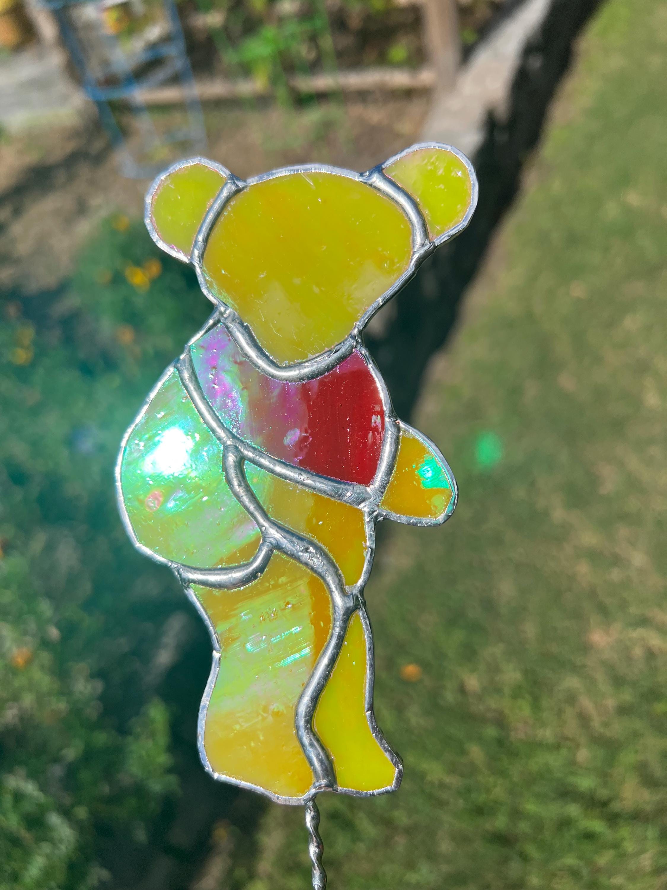 Grateful Dead ギター型ガラスデキャンタ ダンシングベア Stained Glass Grateful Dead Bear - Etsy