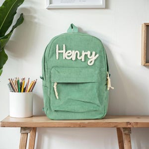 Personalized Baby Name Backpack,custom Toddler School Bag,children's ...