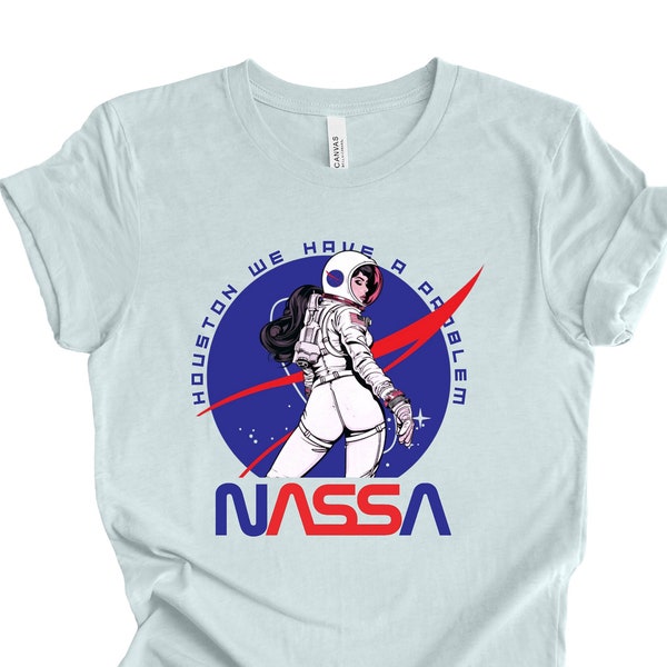 Funny Nassa T-shirt | Pain Is Chronic Ass Is Iconic | Funny Space Tee | Peach Booty Shirt | Big Butt Shirt | Calling In Thicc Shirt