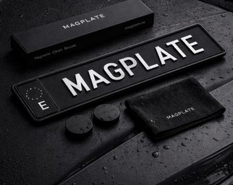 Sistema de matrículas de coche Magplate