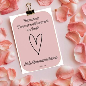 Carte di affermazione della Mumma stampabili: Serie 1 Transizione all'asilo nido