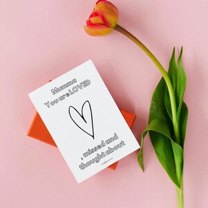 Cartes imprimables Mumma Mantra Day Care Version artistique bricolage