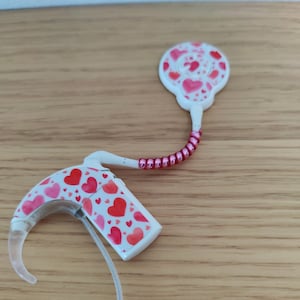 Metallic Color Spirals - Cable twisters Cochlear implants and hearing aids