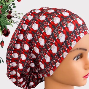 Weihnachtsmann Euro Ährenmütze für Frauen, Chirurgische Kappe mit Satinfutter, Ärztliche Ährenmütze für Frauen, Ärztliche Ährenmütze