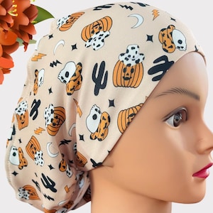 Cactus Scrub Cap, Surgical cap, Cow Scrub cap, Scrub cap for women, Pumpkin Surgical Cap, cowboy Scrub Cap, Nurse Scrub Cap