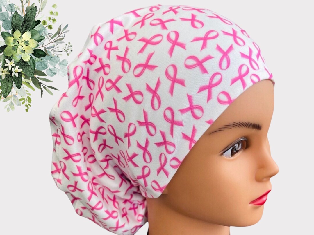 Pink Ribbon Scrub Cap, Adjustable Surgical Cap - Etsy Australia