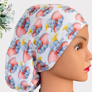Dumbo Scrub Cap, Surgical cap, Scrub cap, Scrub cap for women, Dental Surgical Cap, Medical Scrub Cap, Disney Scrub Cap