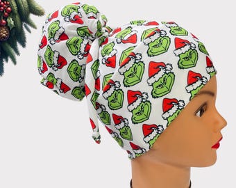 Stretch nurse cap, scrub nurse , high bun scrub cap, nurse scrub cap, healthcare cap, healthcare cap, grinch scrub cap