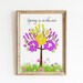 Printable Spring Tree Craft, DIY Handprint Tree , Spring Handprint ...