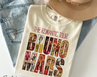 Romantic Tour Inspired Shirt, Retro Pop Concert Tee, Music Lover Shirt, Comfort Colors Top