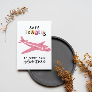 Printable Safe Travels Card Moving Card Gap Year Card - Etsy