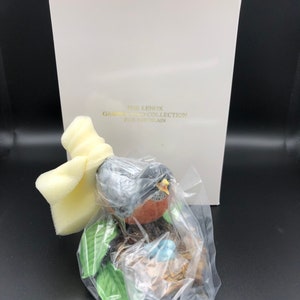 Figurine d&#39;oiseau, Figurine de Lenox, Lenox Bird, oiseau Robin, Lenox de collection, cadeau pour amateur d&#39;oiseaux, vintage Lenox, cadeau Lenox collector