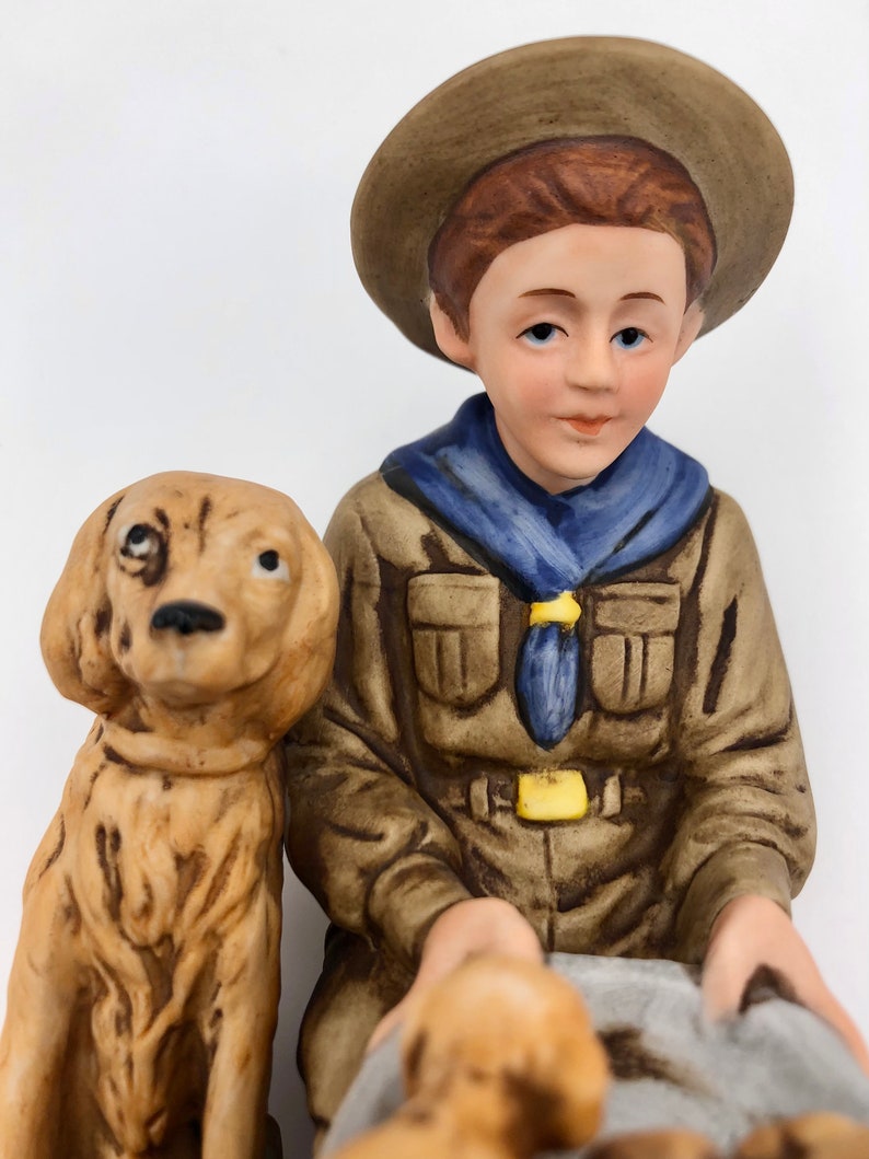Figurine Norman Rockwell Boy Scout Vintage Boy Scout Etsy