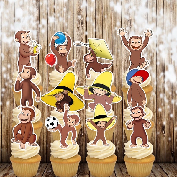 Curious Cupcake Topper Etsy