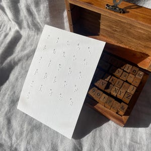 Braille alphabet print, tactile, typography, minimalist artwork