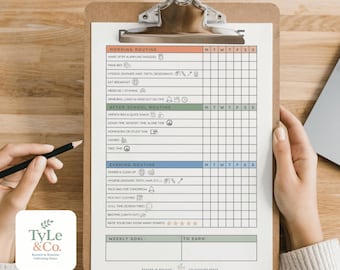 Visual Daily Routine Chart | Neurodivergent Kids & Teens (Printable PDF)