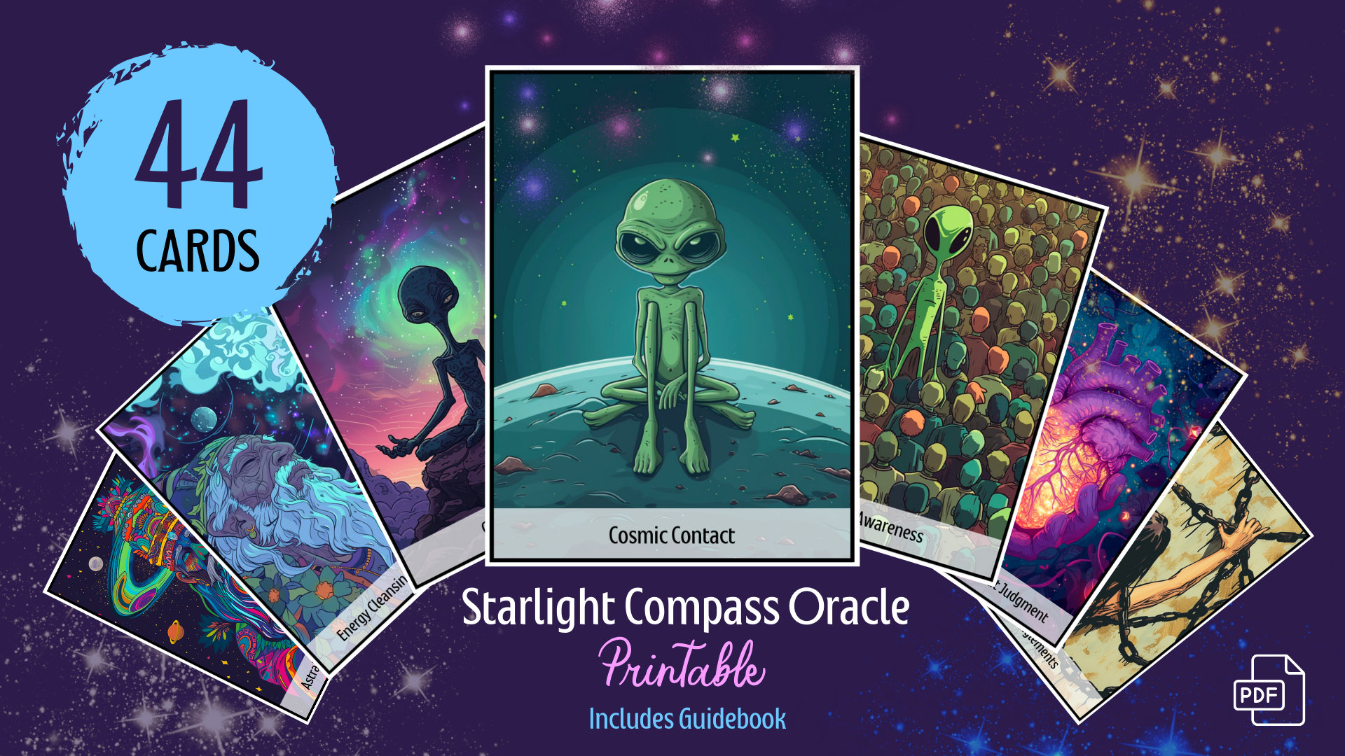 Starlight Compass Oracle Starseed Oracle Printable Oracle