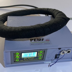 Pulse electromagnetic field therapy loop device for pain relief