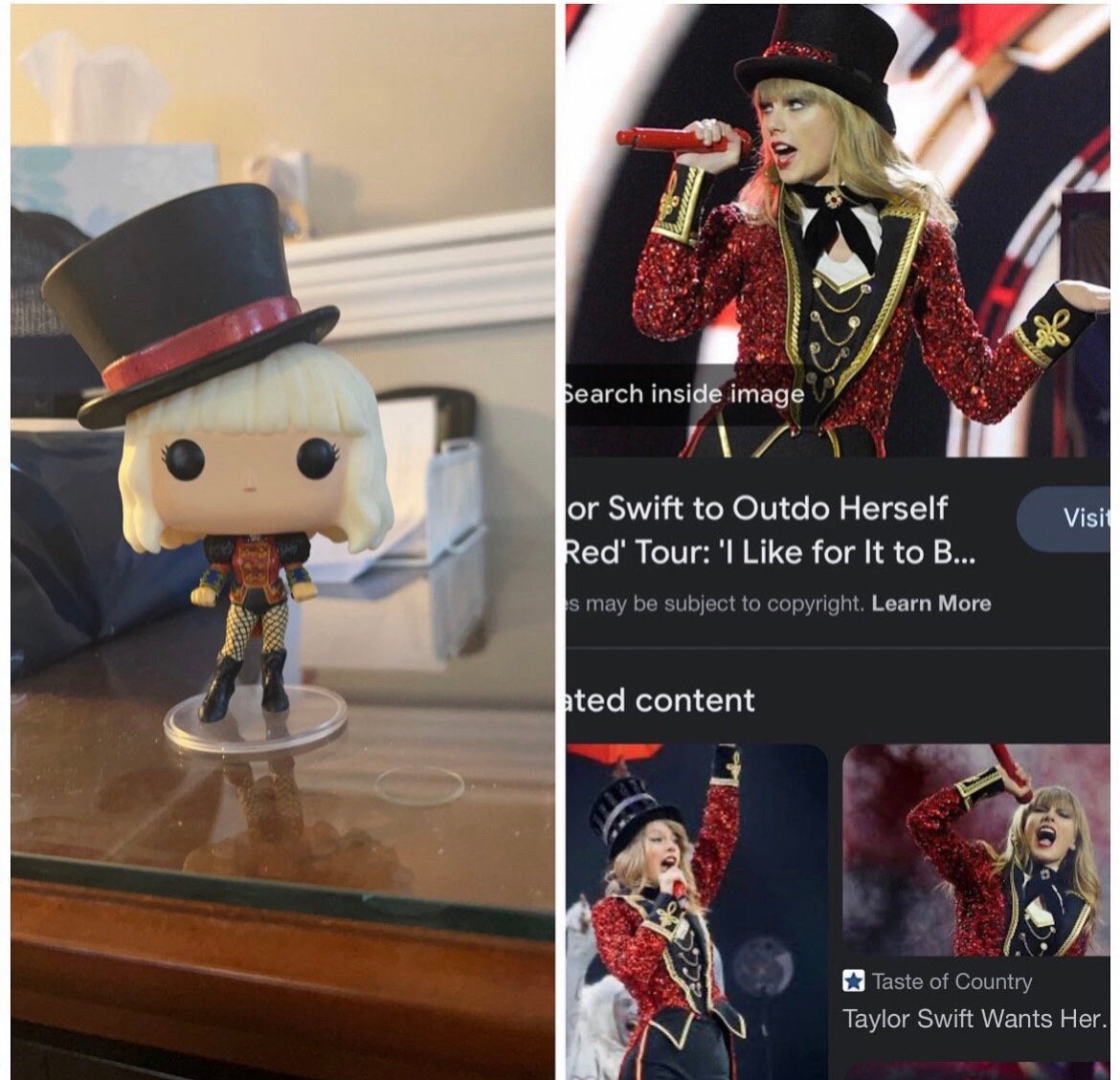 Taylor Swift Custom Figure Red Tour - Etsy