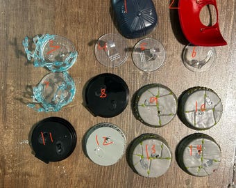 Funko Pop Stands and hats(peices)