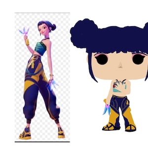 Zoey K-Pop Demon Hunters Custom! PHYSICAL FIGURE