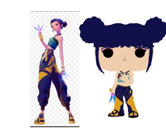 Zoey K-Pop Demon Hunters Custom! PHYSICAL FIGURE