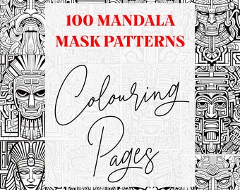 Mandala Coloring Pages For Adults Printable Mandala Coloring Bundle Instant Download 100 Adult Colouring Pages