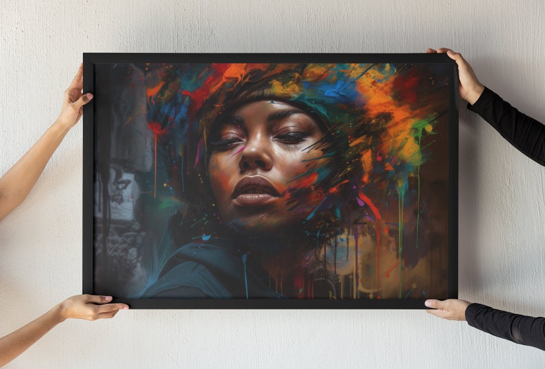 Buy Ai Art Graffiti Style Ai Art Ai Generated Wall Art Online in India