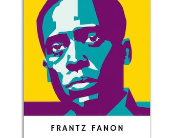Frantz Fanon Poster || Original Frantz Fanon Portrait Wall Art || Unique Poster Art || Gift Idea for Philosophy Lovers