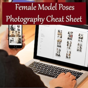 Female Model Poses Cheat Sheet Collection for Photographers