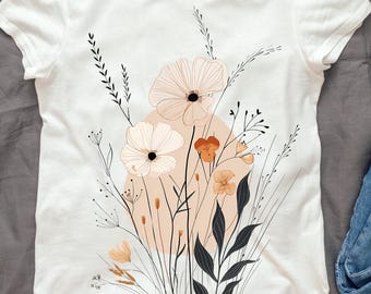 Imágenes PNG de flores estilo cottagecore: Flores de primavera y verano (archivo de descarga digital)