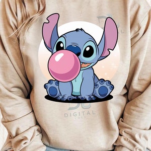 1 PNG Stitch Bubble, Immagini Clipart, File PNG di progettazione digitale per sublimazione, Alta risoluzione, Download PNG digitale istantaneo per T-shirt