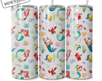 Little Princess Tumbler Wrap PNG: Magical Kingdom Design (Digital Download 20 oz Skinny Tumbler)