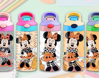 Halloween Cartoon Tumbler Wrap: Mouse Seamless Pattern (Digital Download)