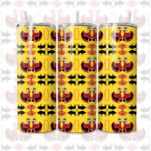 Vaso de 590 ml con bailarina sevillana y toro, España, envoltura PNG para vaso de 590 ml, patrón sin costuras, sublimación, descarga digital, 2 colores diferentes