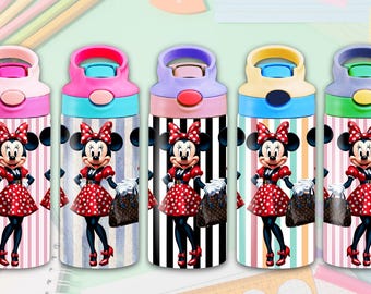 Mouse Cartoon 12 Oz Tumbler Wrap: Seamless Kids Design (Digital Download)
