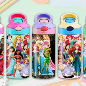 Princess Tumbler Wrap Design: Magical Kingdom 12oz PNG (Digital Download