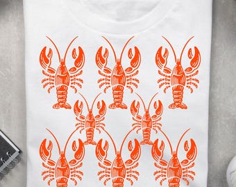 Crawfish Season PNG: Retro Lobster Coquette Design (Digital Download