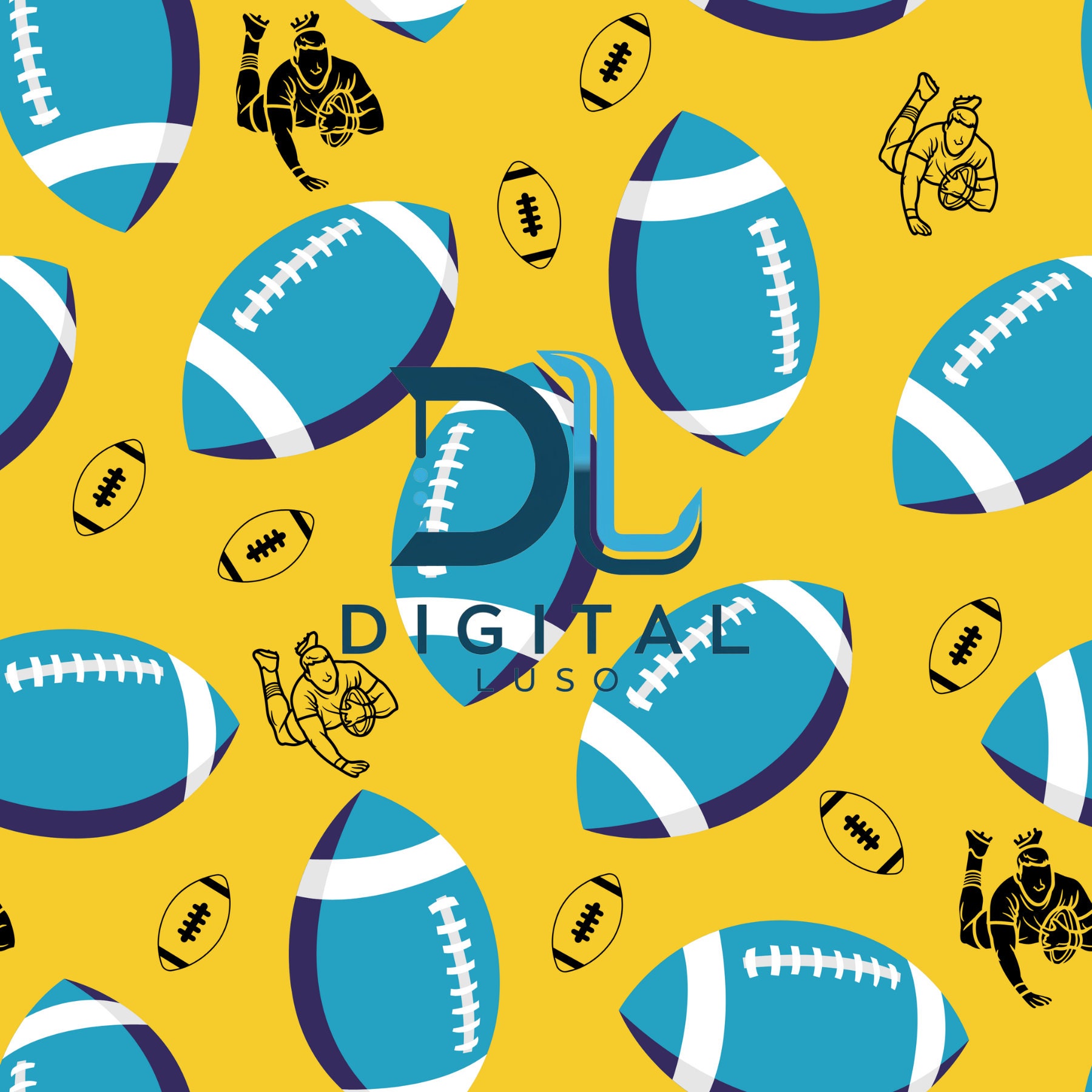 Cool Rugby Patterns Rugby Balls Seamless Pattern PNG for Creating Beautiful Projects and ...