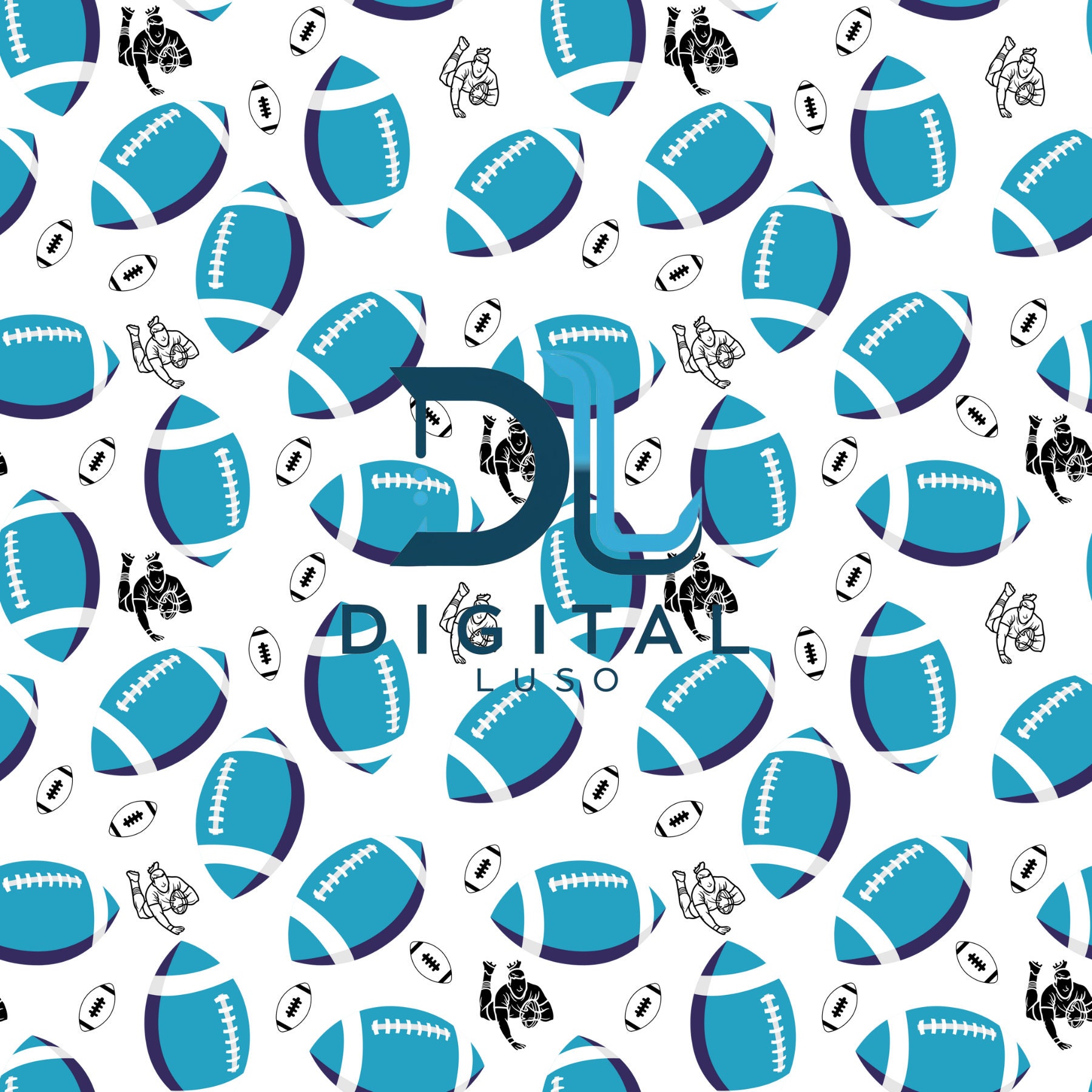 Cool Rugby Patterns Rugby Balls Seamless Pattern PNG for Creating Beautiful Projects and ...