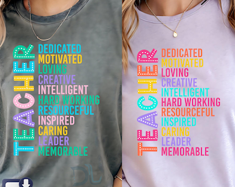 Teacher Appreciation PNG: Retro Back to School Design (Digital Download)