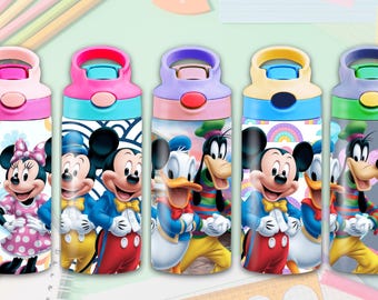 Mickey and Friends Tumbler Wrap: 12oz Sublimation Design (PNG)