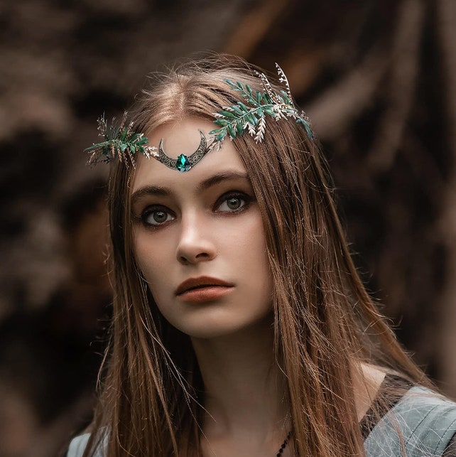 woodland fairy headpiece