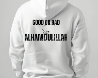 Alhamdulillah Kapuzen-Sweatshirt: Ramadan Eid Geschenk, Muslimisches Kleid