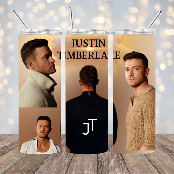 Justin Timberlake Selfish 2024 Sublimation 20 oz Tumbler Gift, Birthday, Christmas, Gift For Her, Music, Pop Music, Tumbler