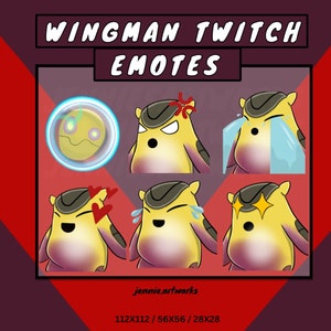 Twitch Valorant Gekko Wingman Emotes For Twitch, Discord, Streaming |Twitch Valorant Gekko Wingman Emotes Set For Gamers, Streamers